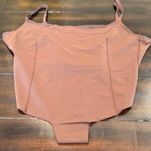 SKIMS Brown Sleeveless Bodysuit NWOT